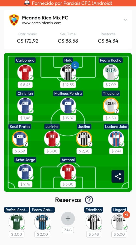 Ficando Rico Mix - 9ª Rodada