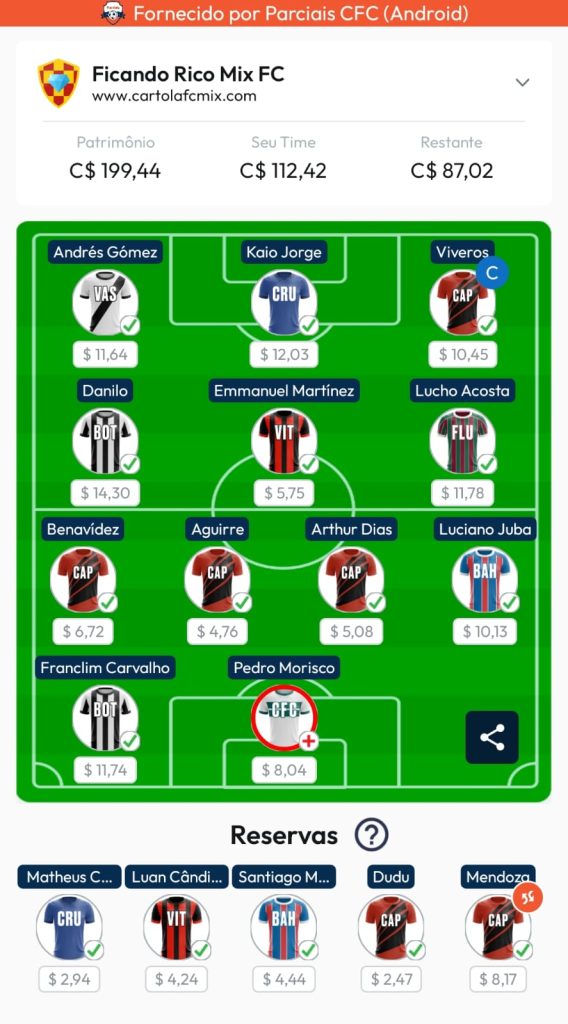 Ficando Rico Mix - 11ª Rodada