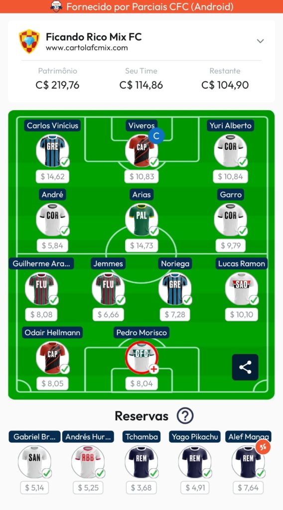 Ficando Rico Mix - 13ª Rodada