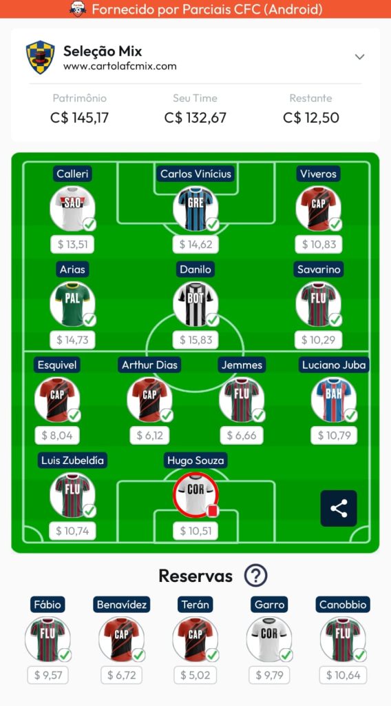 Seleção Mix - 13ª Rodada